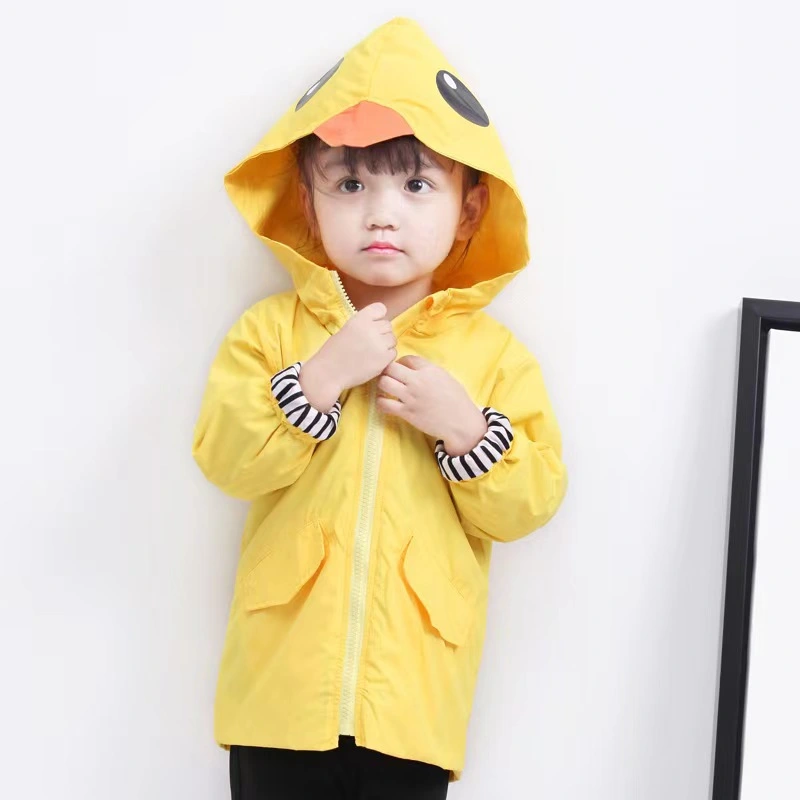 Children's Piyopiyo Mid Length Trench Coat