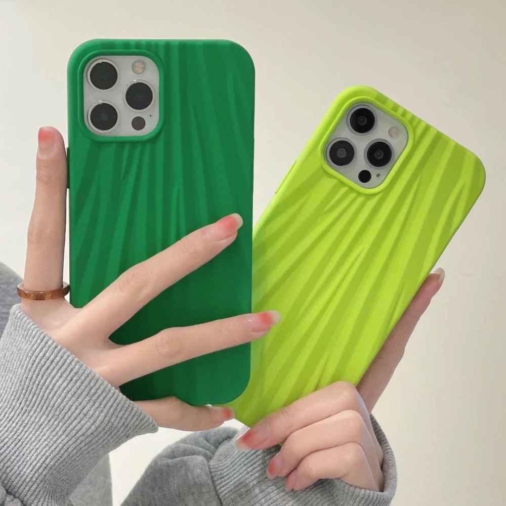 Simple Personality Fluorescent Green Phone Case