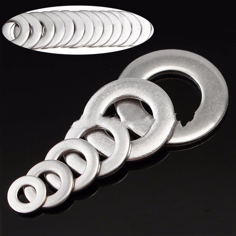105pcs Stainless Steel Washers Flat