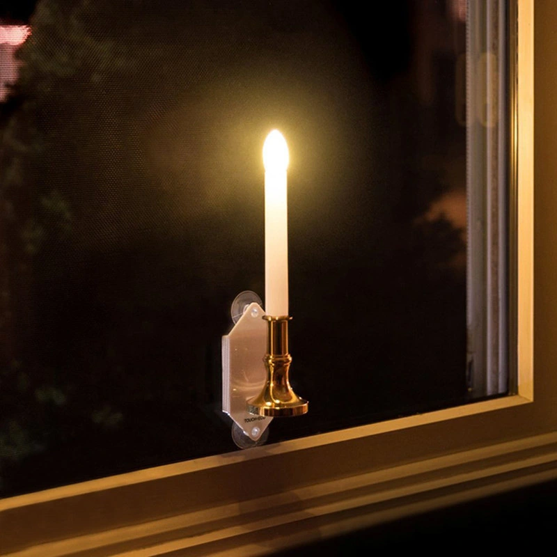 Solar Candle Light Solid Color Window Festive