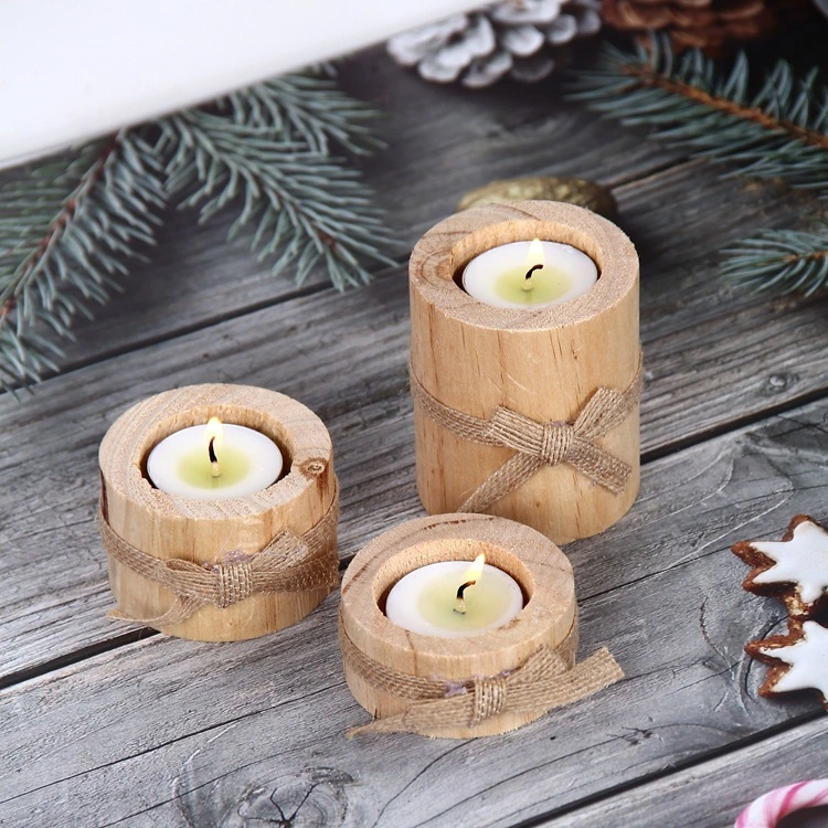 Crafts Decoration Creative Pine Candlestick