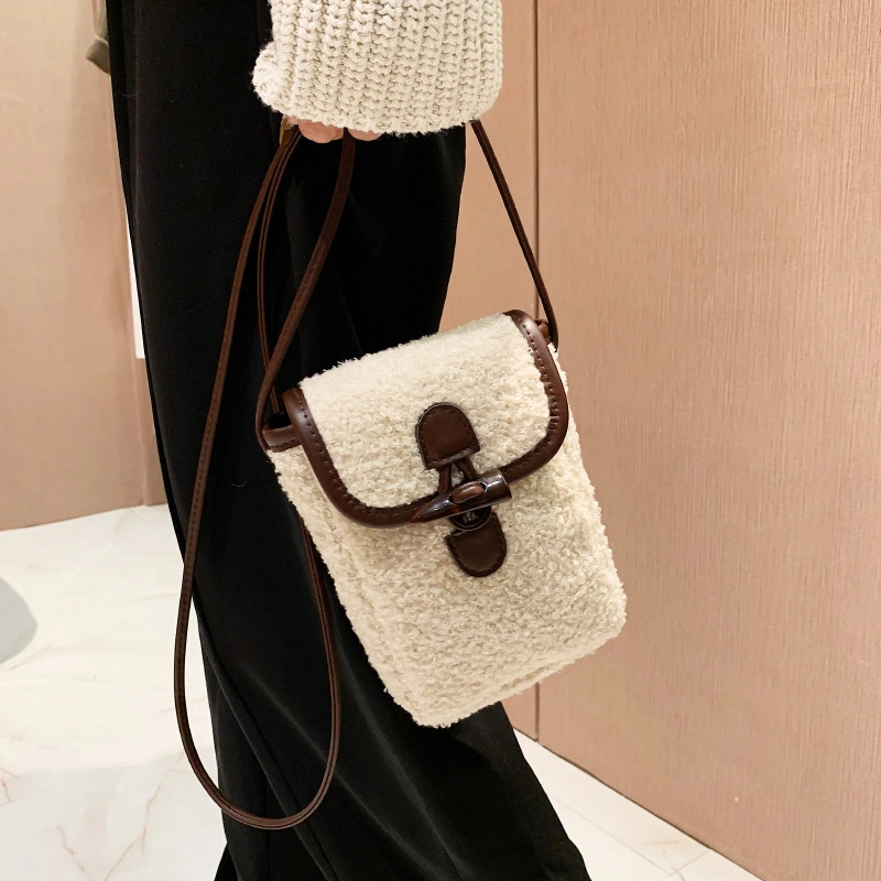 Small Design Lamb Plush Bag Female