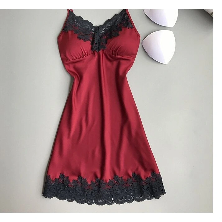  Sexy Sling Home Pajamas Suspenders Pajamas Color Lace