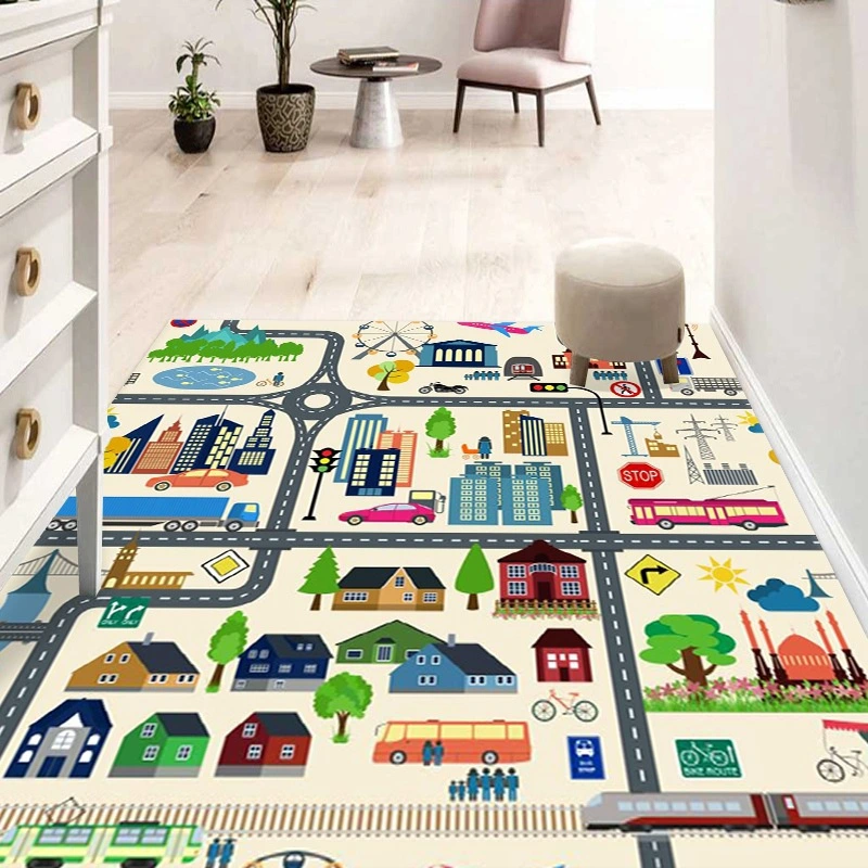 Cartoon Hopscotch Floor Mat Bedroom Living Room Children Game Mat