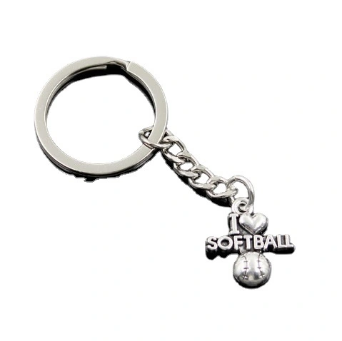 Softball Baseball Key Chain Baseball Lovers Friendship