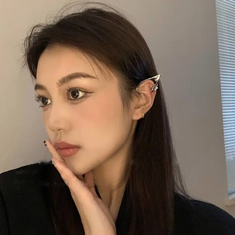 Elf Ears Tassel Earrings Piercings Without Ear Clips