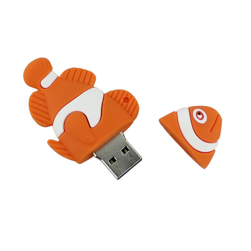 Creative Cartoon Simulation Goldfish U Disk