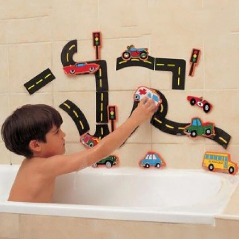 Eva Baby Bath Water Toy City Jigsaw Puzzle