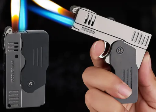 Dual Purpose Pneumatic Windproof Outdoor Lighter