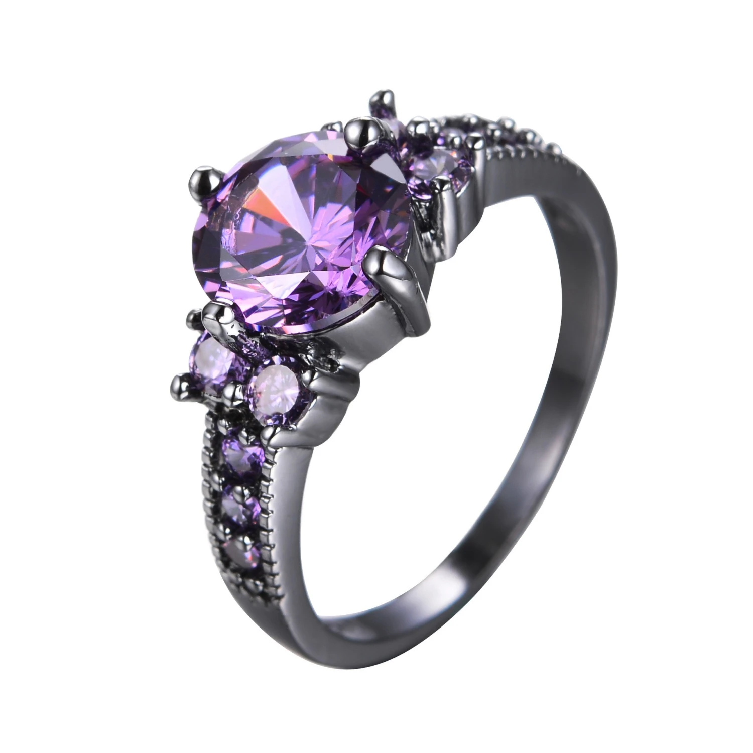 European And American Luxury Fashion Zircon Ring
