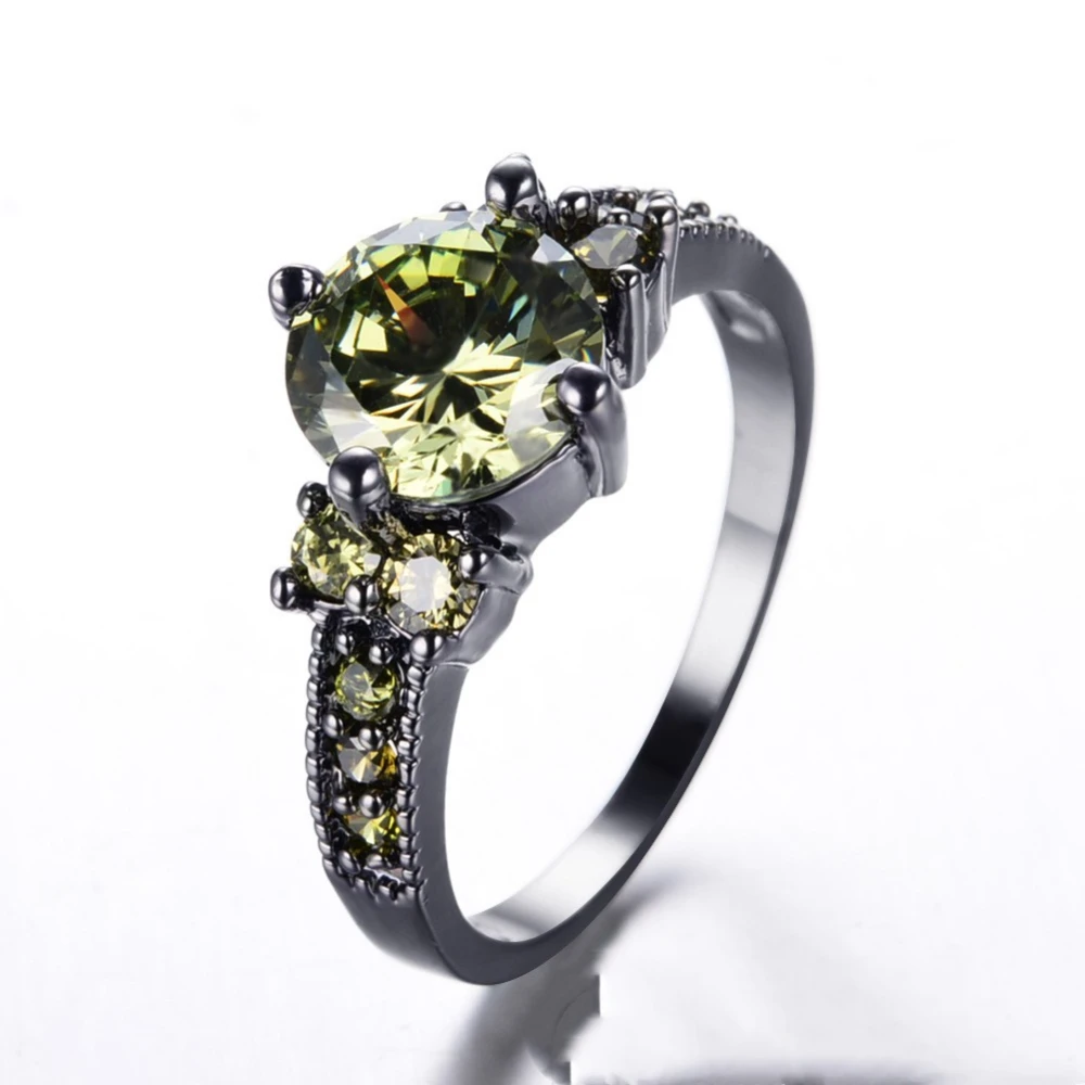 European And American Luxury Fashion Zircon Ring