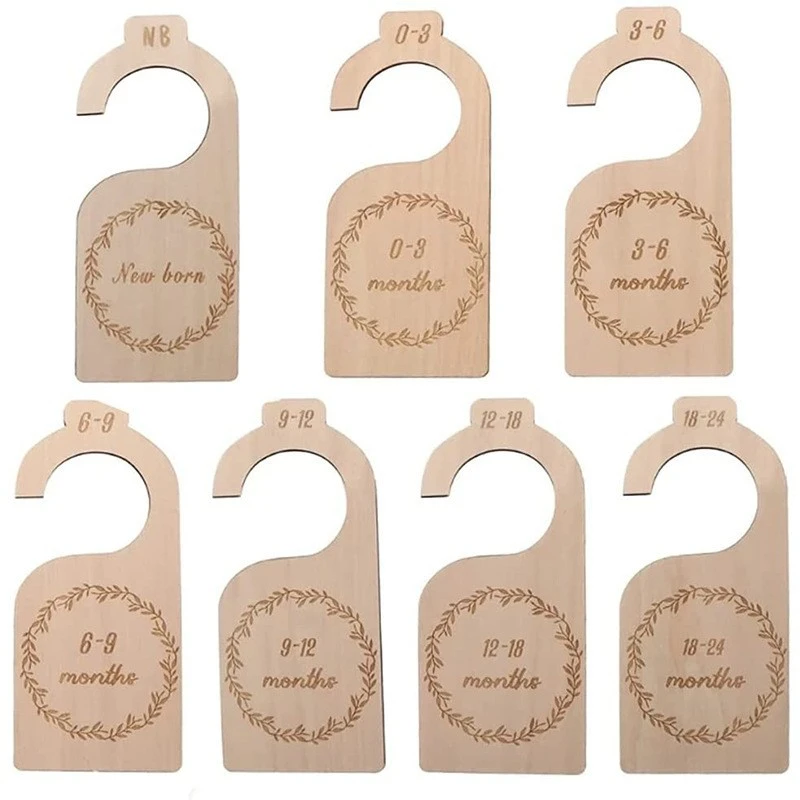 Wooden Partition For Baby's Wardrobe