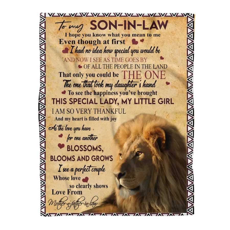 Lion One Piece Of Flannel Blanket Printing