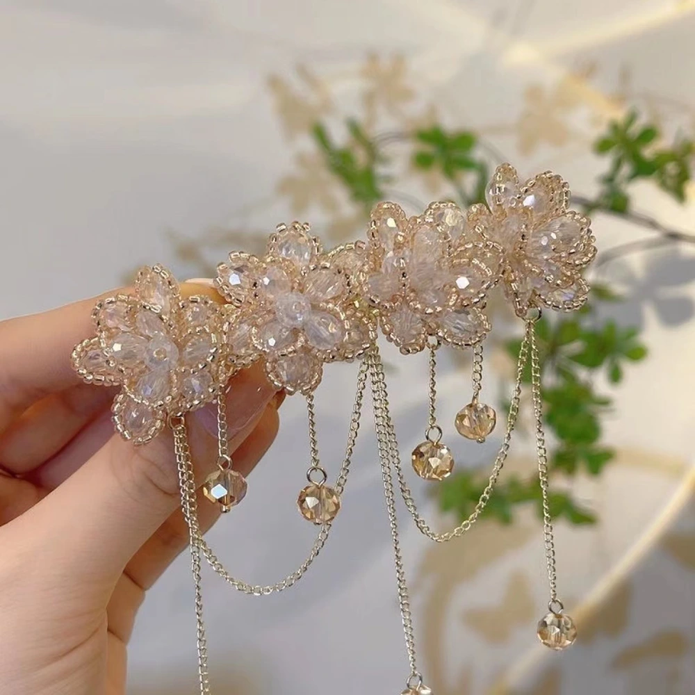 Light Luxury Hairpin Resin Copper Alloy Retro Crystal