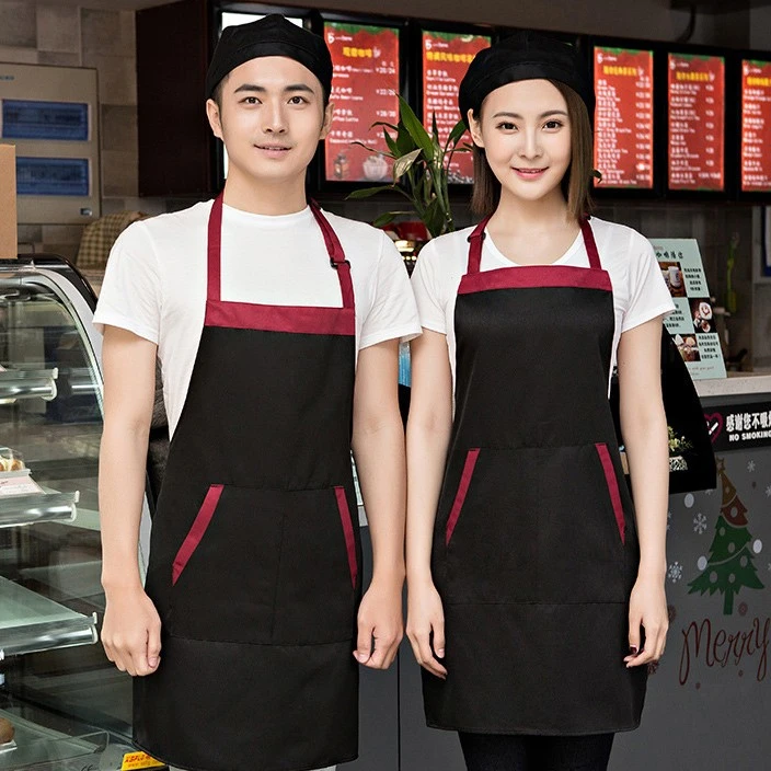 Catering Cafe Milk Tea Shop Nail Beauty Supermarket Work Clothes Apron Woman