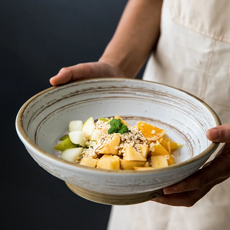 Household Japanese Large Ceramic Ramen Bowl