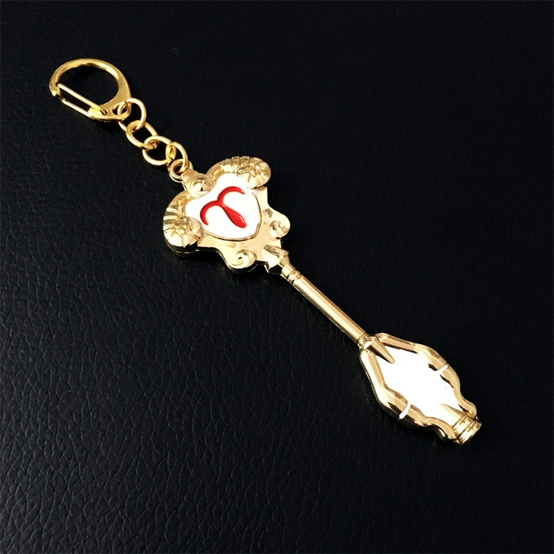 Creative Fashion Twelve Constellation Modeling Alloy Key Ring