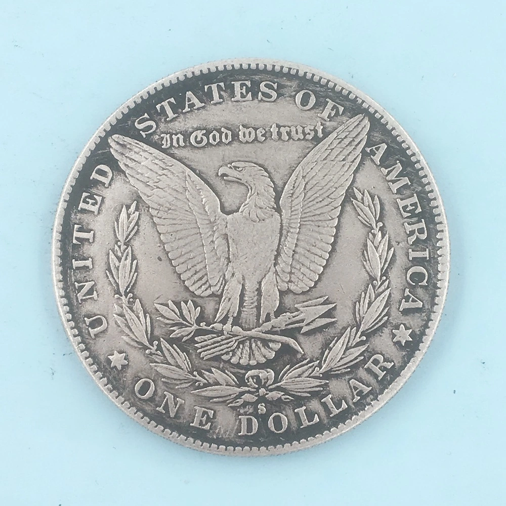 Embossed Silver Coin Silver Dollar 1938 Blown