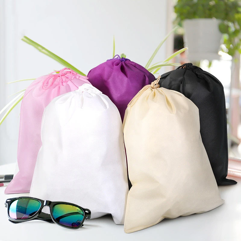 Non-woven Drawstring Pocket Printable Dustproof Storage Bag