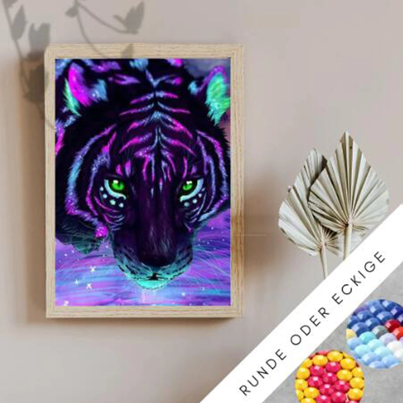 Neon Tiger Art Diamond Painting