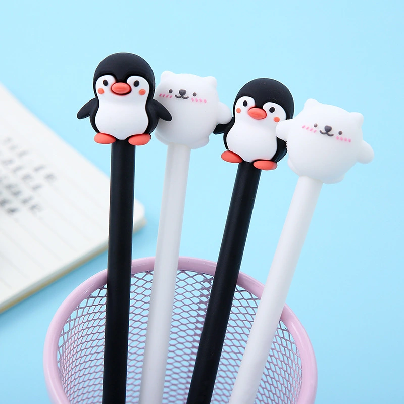 Cartoon Penguin Silicone Gel Pen