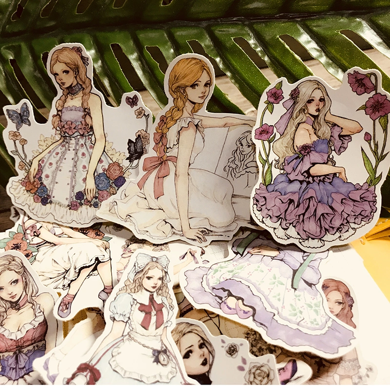 Girl's Hand Account Sticker Diary Sticker