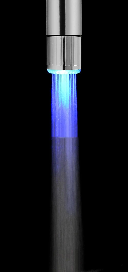Colorful Luminous Mini Micro-shaped Colorful Color Changing Faucet Colorful Self-changing Temperature Control