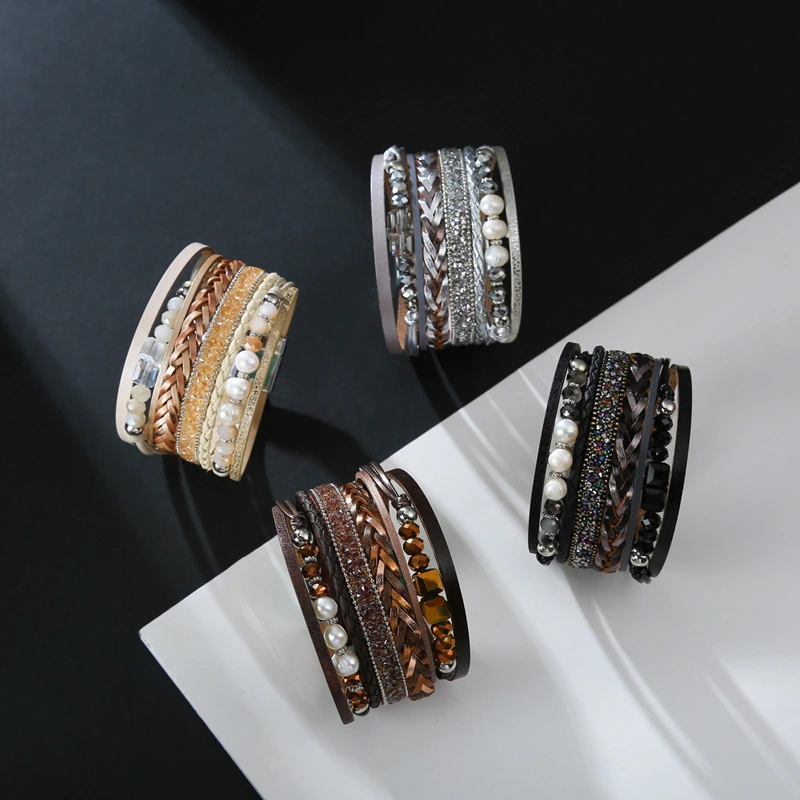 Multi-layer Wide Edge Handmade Bracelet