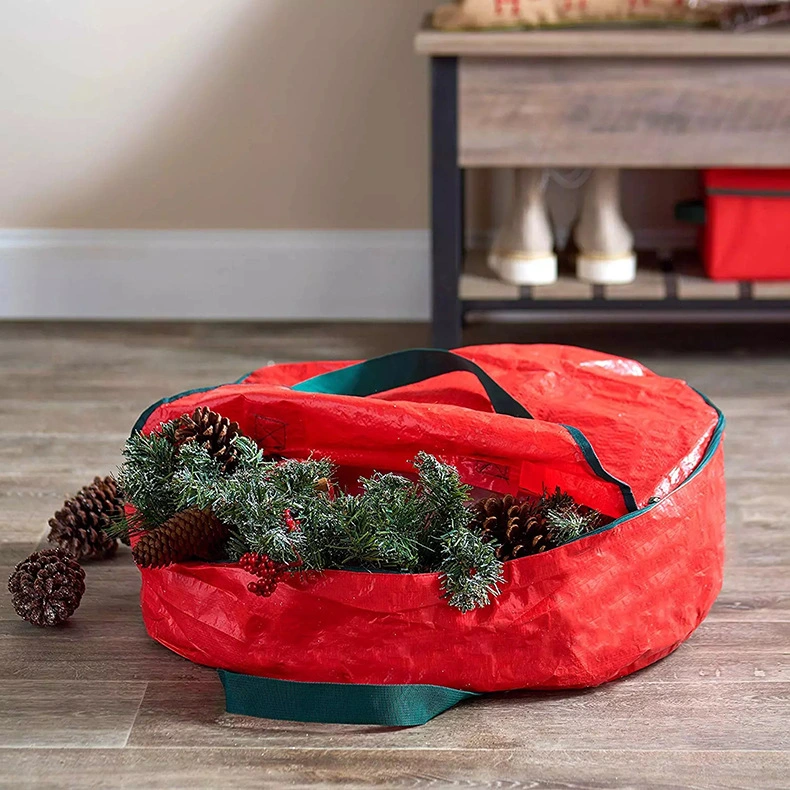 Fashion Christmas Artificial Garland Storage Bag