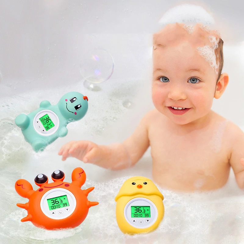 Baby Water Temperature Thermometer, Waterproof Shower Silicone