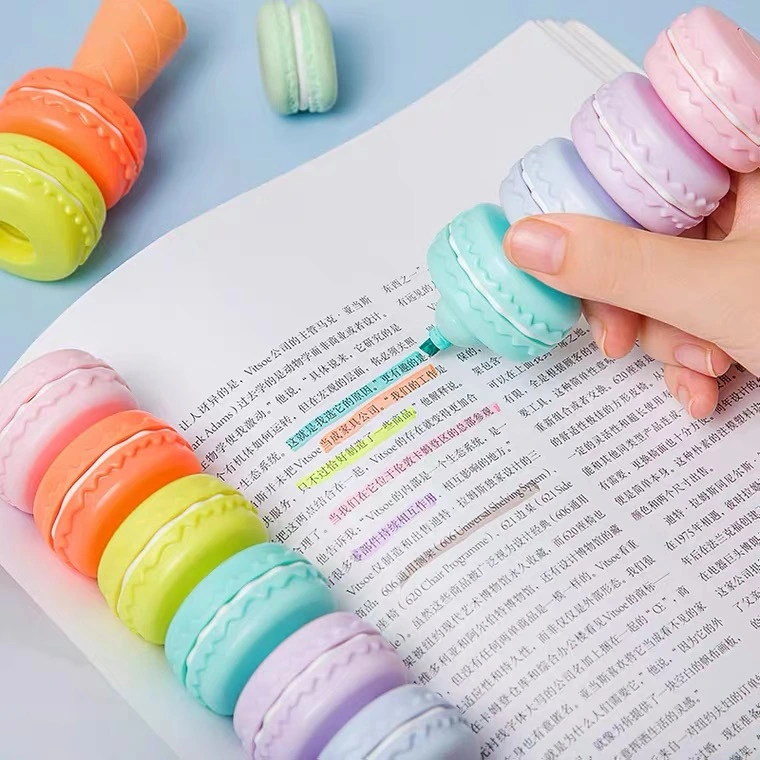 Home Fashion Creative Macaron Modeling Fluorescent Pen