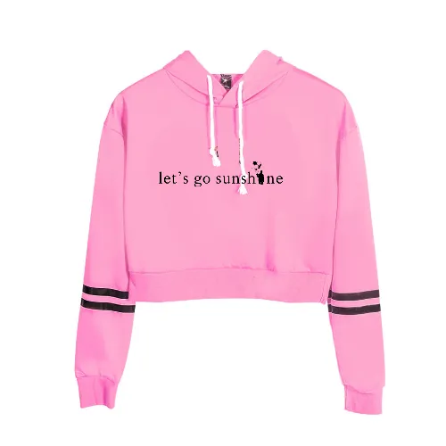 Let's Go Sunshine Cropped Hoodie