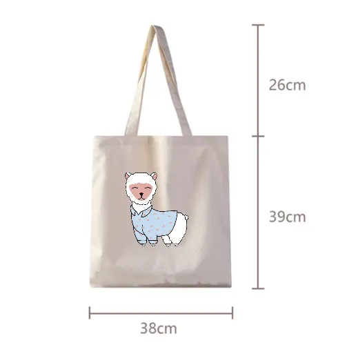 Llama's Pajamas Canvas Tote