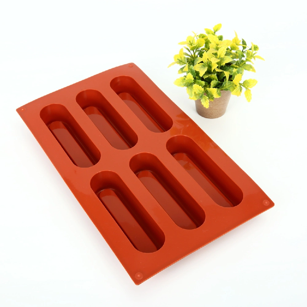 Fashion Personality Six-piece Long Silicone Cake Mold