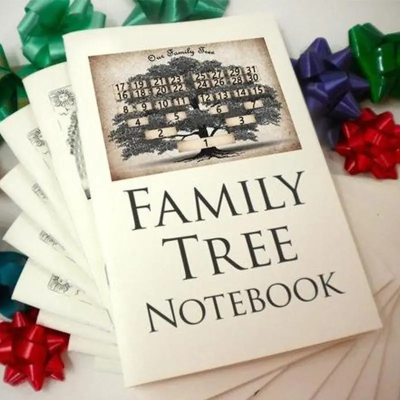 Memory Handwriting Of Ancestors Fill In Personal Family History Genealogy Notebook