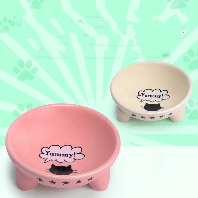 Ceramic Bowl Of Pet Food Basin