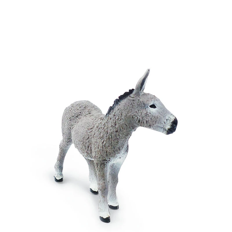 Simulation Animal Donkey Model Decoration Children's Cognitive Toy