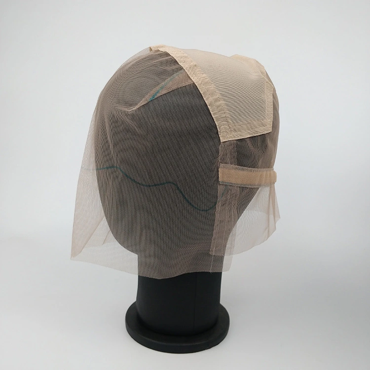 Hair Net Full Lace Decor Hat Leather Braided Intranet