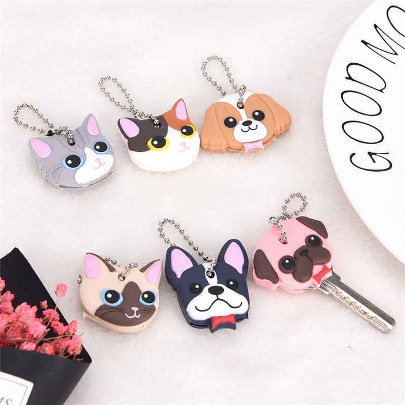 1pc Cartoon Key Protective Case Control Dust Ver