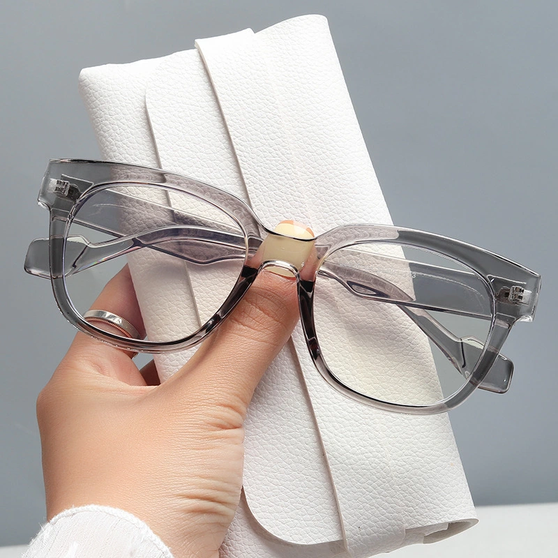 Thick Frame Box Glasses Frame Male And Female Students Anti Blue Light Internet Celebrity Optical Glasses Glasses With Myopic Glasses Option