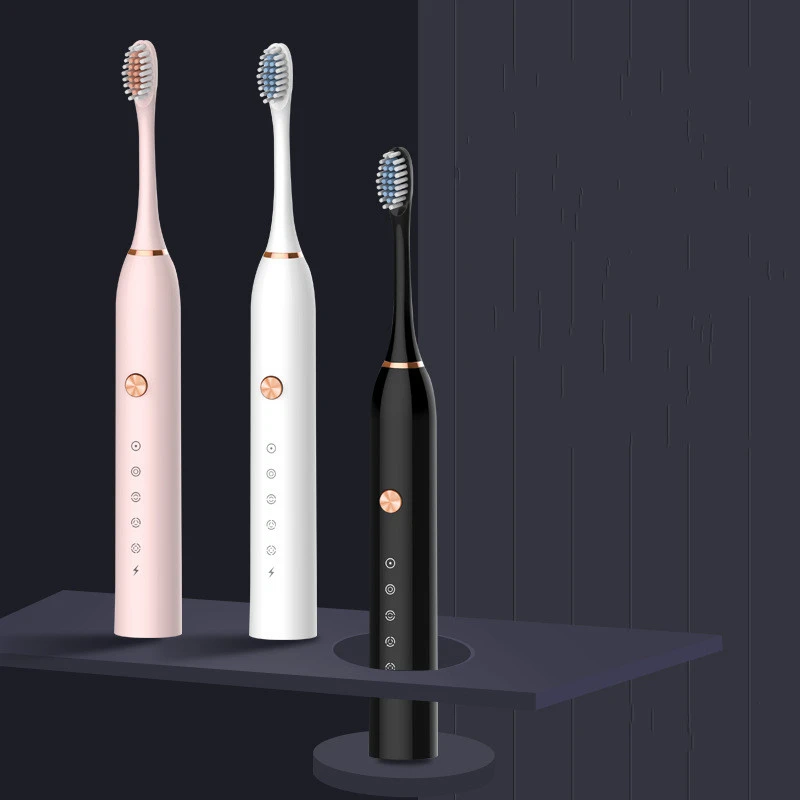 Waterproof USB Rechargeable Soft Bristle Electric Toothbrush