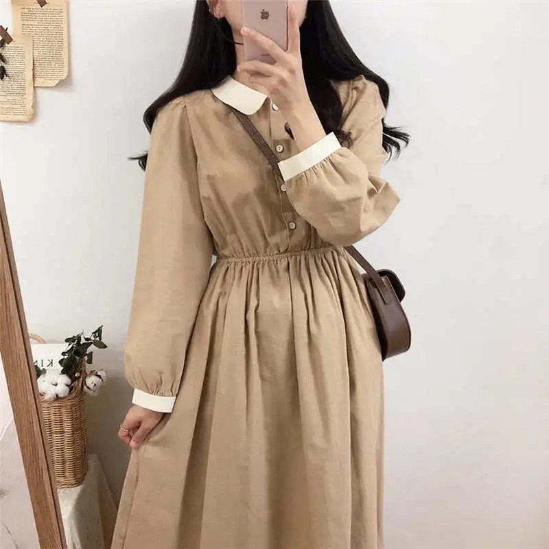Women's Painted Long Sleeved Dress
