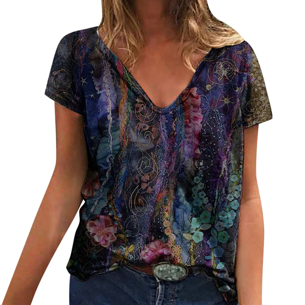 European And American Women's Short Sleeved T-shirt
