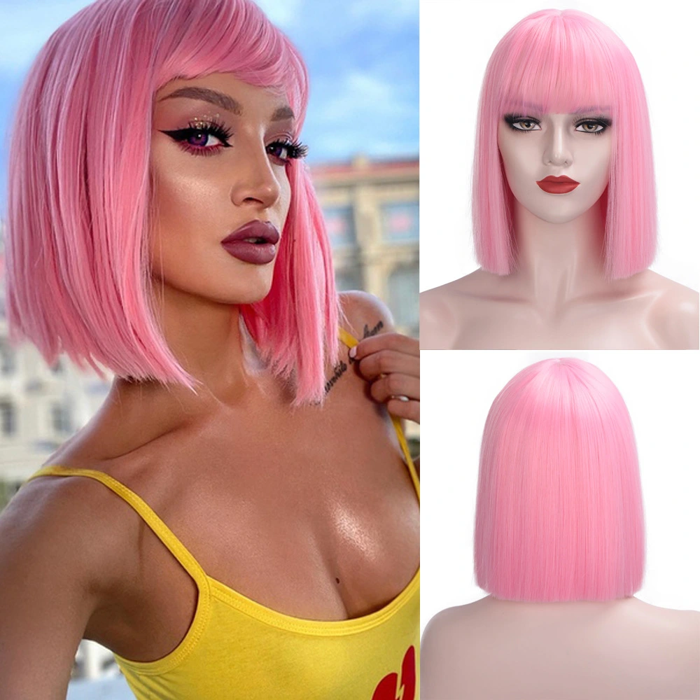 Women's Fashion Princess Cut Wig Cover