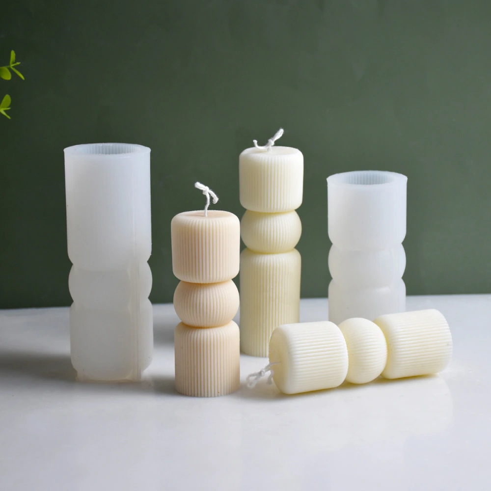 Geometric Column Candle Aromatherapy Mold Ornaments