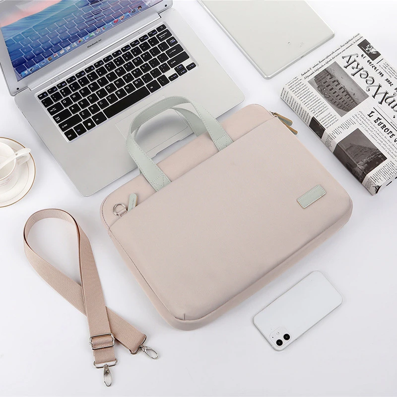 Fashion Minimalist Shockproof Laptop Shoulder Bag