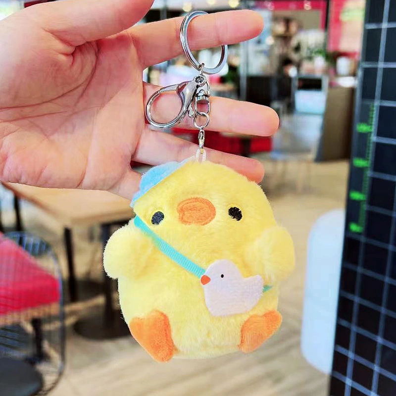 Cute Little Chicken Plush Bag Charm Doll