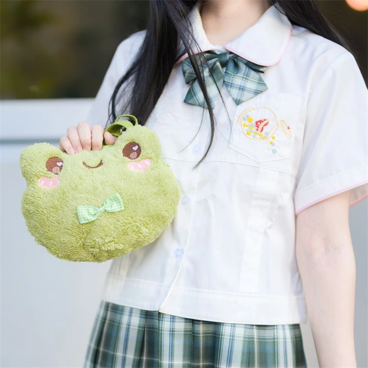 Cute Doll Frog Plush Toy Backpack