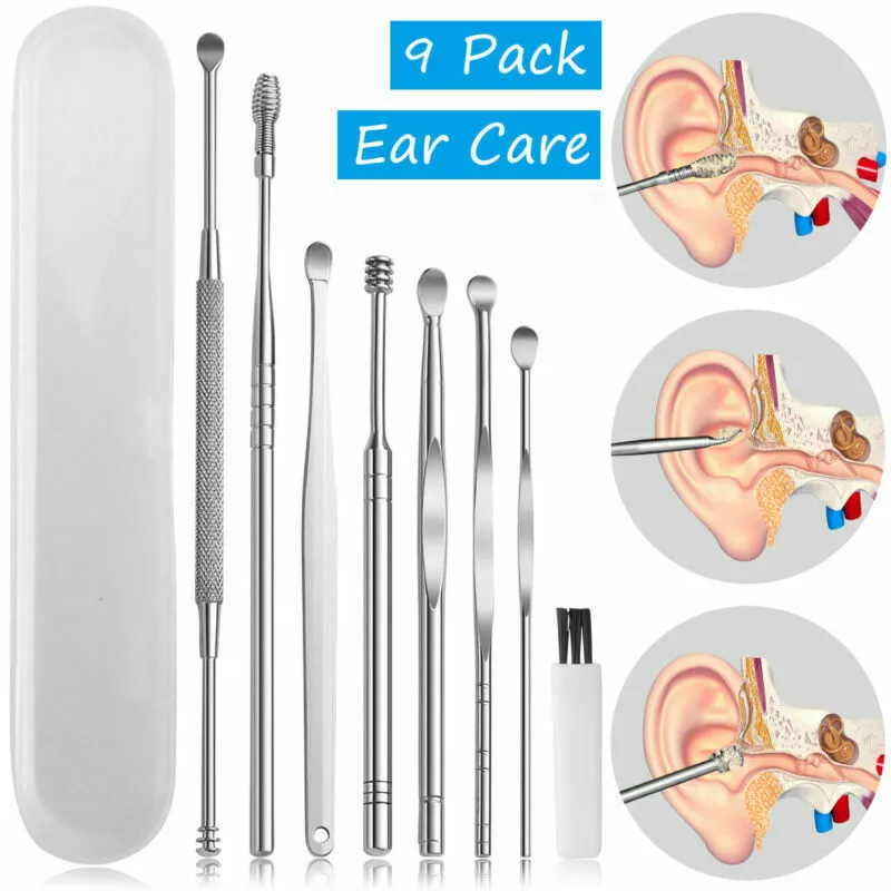 Stainless Steel Ear Dirt Cleaning Tool Set