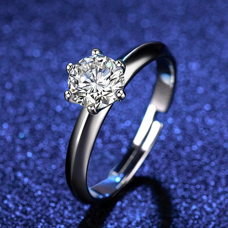 Eight Heart Eight Arrow Zircon Moissanite Ring